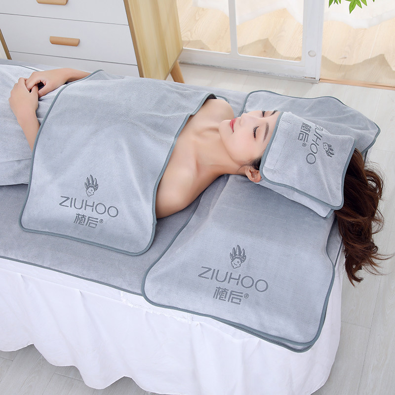 美容院专用毛巾包头巾皮肤管理套装铺床大浴巾不掉毛吸水定制logo,床上用品,床单,淘宝优惠券,粉丝福利购,淘宝优惠卷