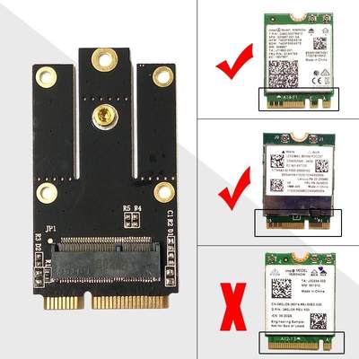 NGFF转mini pci-e转接卡m.2转minipcie AX200 9260 8265无线网卡