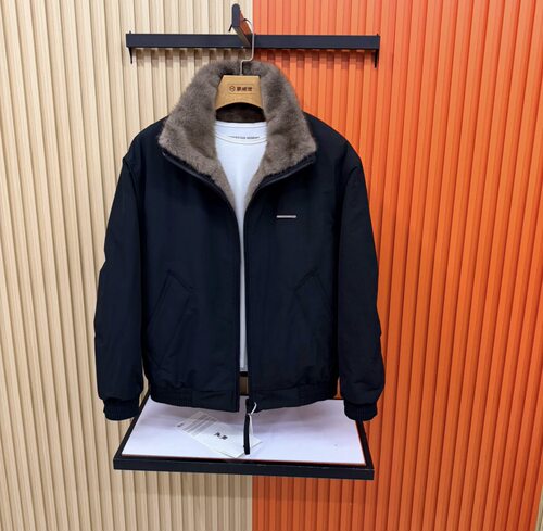 男士春季新款双面加绒夹克2026