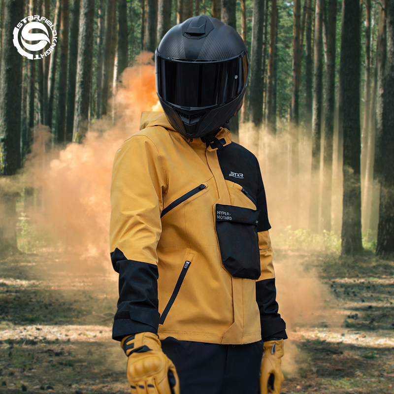 星空骑士摩托车骑行服男机车服冬季保暖防水防风防摔通勤休闲四季