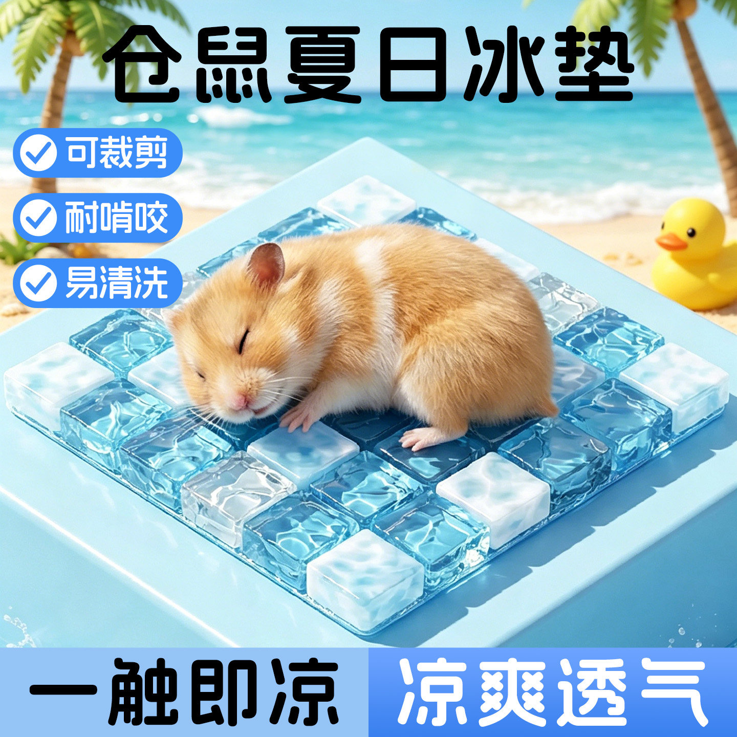 仓鼠冰垫夏季降温板用品
