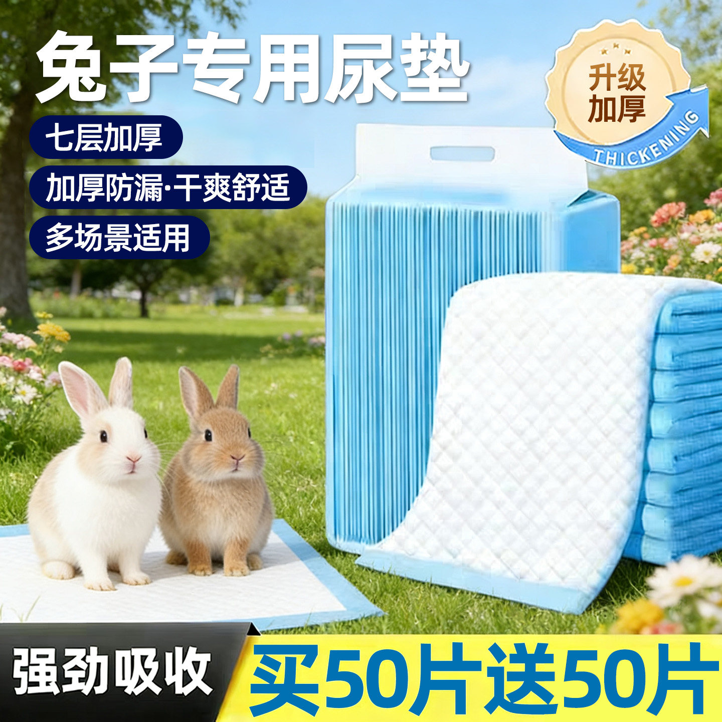 兔子尿垫通用一次性尿垫粪便清理
