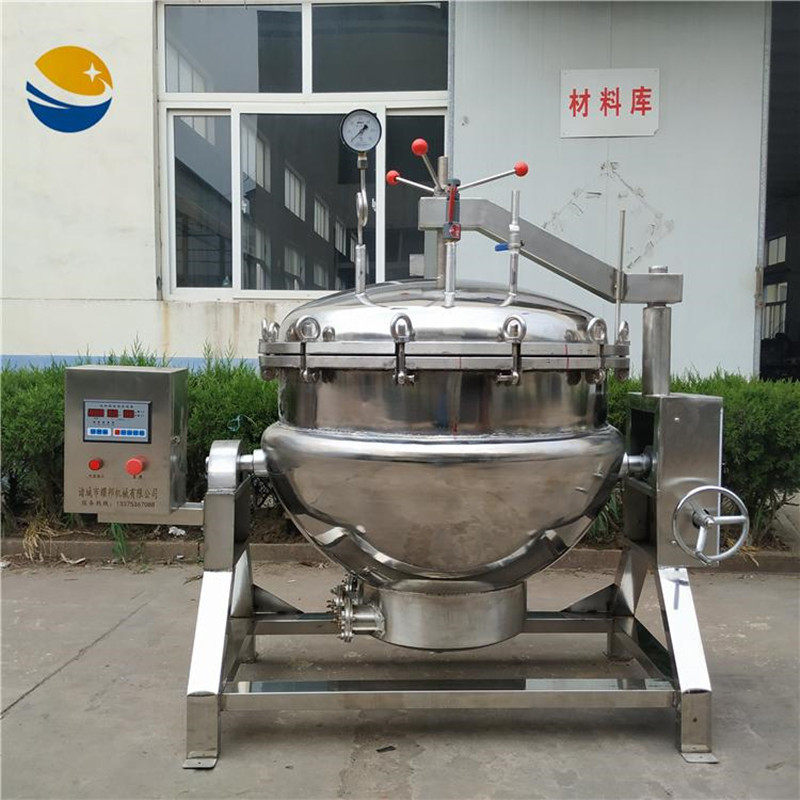 大型工业高温高压粽子蒸煮锅 压力粽子蒸煮加工设备