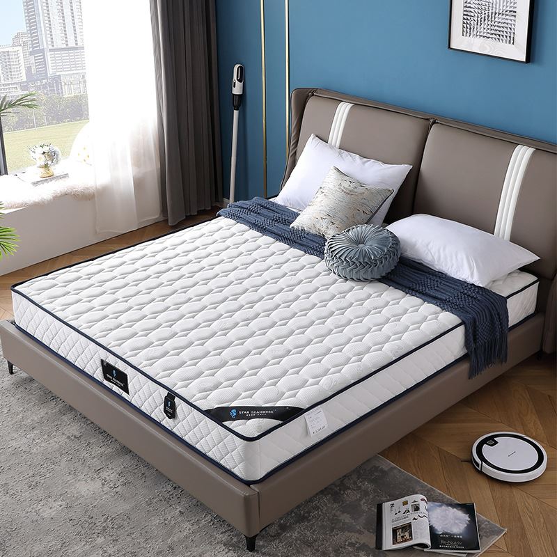 小绵羊针织布料天然乳胶独立床垫家用卧室家具1.5米1.8米环保床垫