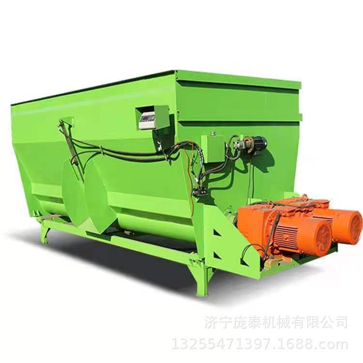双轴20立方日粮搅拌机 自动粉草的拌草机 庞泰牛羊驴场tmr搅拌机