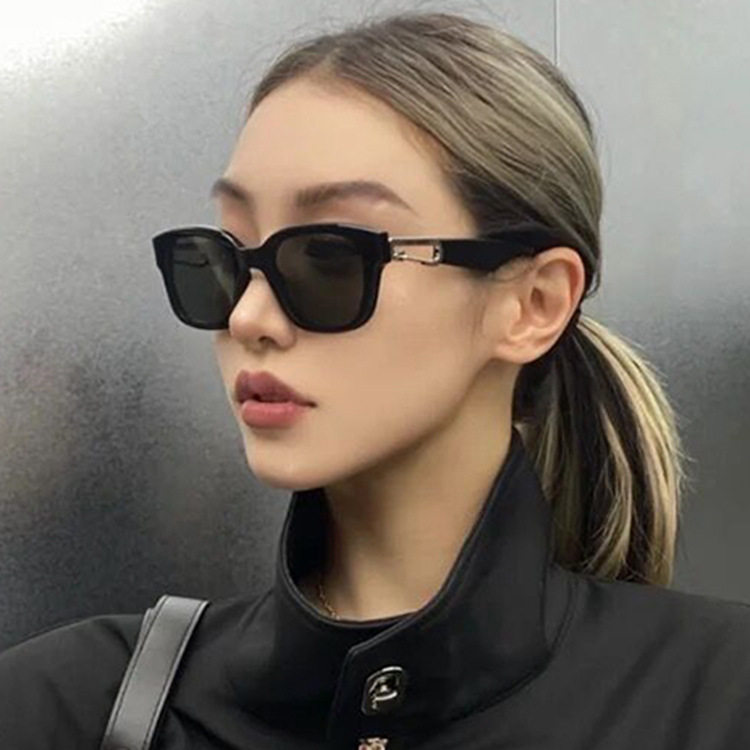 日本cherry kitty回形卡扣装饰陈伟霆太阳镜新款方形潮流小框