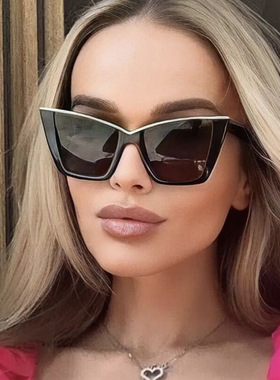 日本cherry kitty大框猫眼太阳镜新款女士街拍太阳眼镜气质潮流