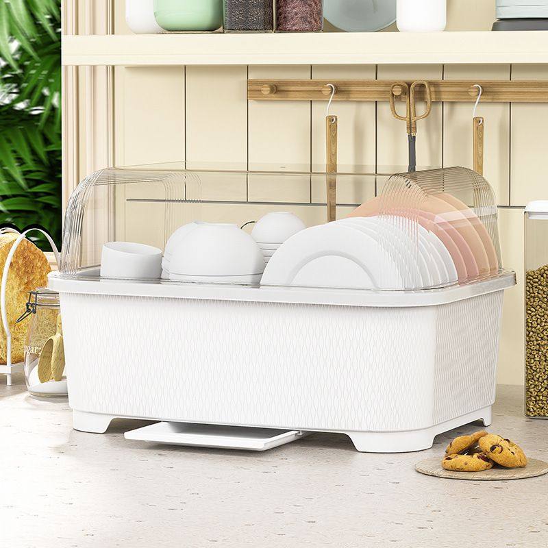全封闭碗筷收纳盒厨房置碗架碗柜收纳放碗箱碗碟可沥水篮,厨房/烹饪用具,碗架,淘宝优惠券,粉丝福利购,淘宝优惠卷