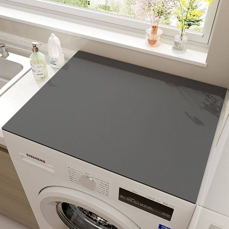 滚筒洗衣机盖垫防晒硅藻泥台面垫布防尘罩床头柜防尘垫子冰箱盖布