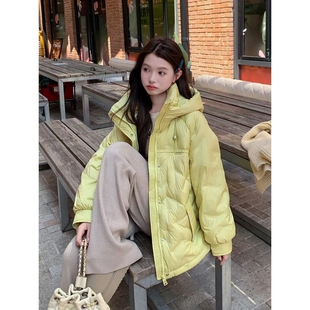 90绒中长连帽压胶羽绒服女9921 胖mm200斤加肥加大码 大季 2025新款