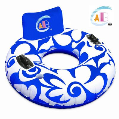 ABC椭圆座圈成人充气座圈儿童游泳圈坐骑 男女孩浮排 躺椅
