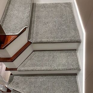 楼梯踏步垫免胶自粘自吸台阶地毯家用楼梯垫实木防滑垫满铺可订作