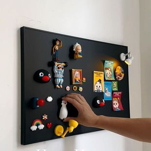 磁吸黑板电表箱遮丑神器配电箱遮挡装饰画免打孔新款冰箱贴展