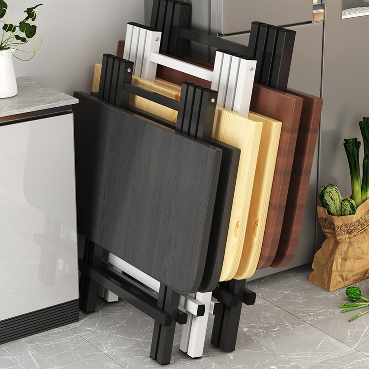 折叠桌方餐桌子家用简易1米吃饭桌户外宿舍折叠桌椅出租房小户型