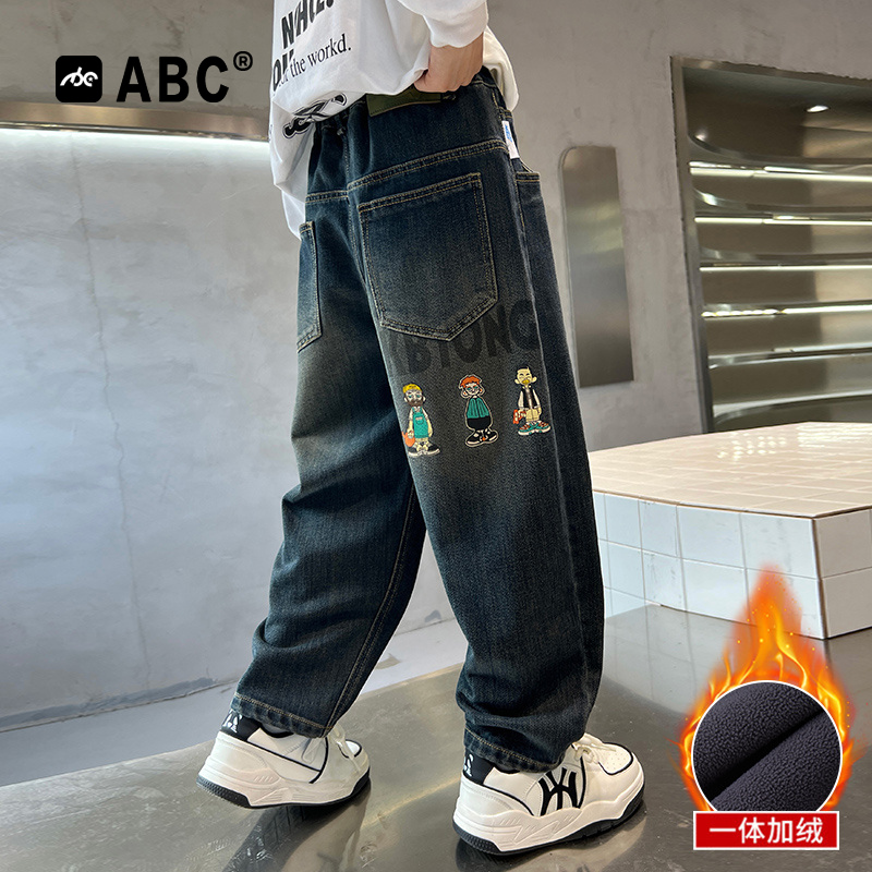 ABC品牌童装男童牛仔裤