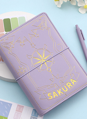 A6 Binder Budget Planner Notebook Bronzing Covers Folder 6 H