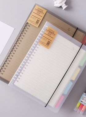 A4/A5/B5 Loose Leaf Binder Notebook Refillable 4 Inners Opti