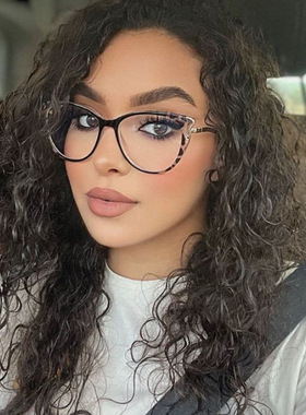 猫眼防蓝光镜平光镜女cat eye glasses frame for women очки