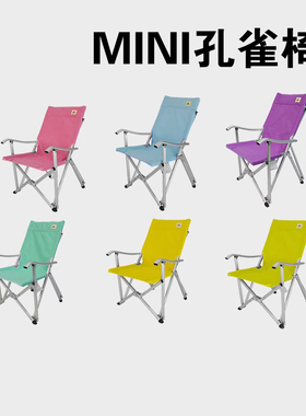 Areffa中型双八椅轻便露营儿童椅子折叠椅小便携式椅野营户外野餐