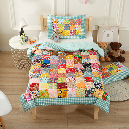 新生儿纯棉手工纯棉花百家被