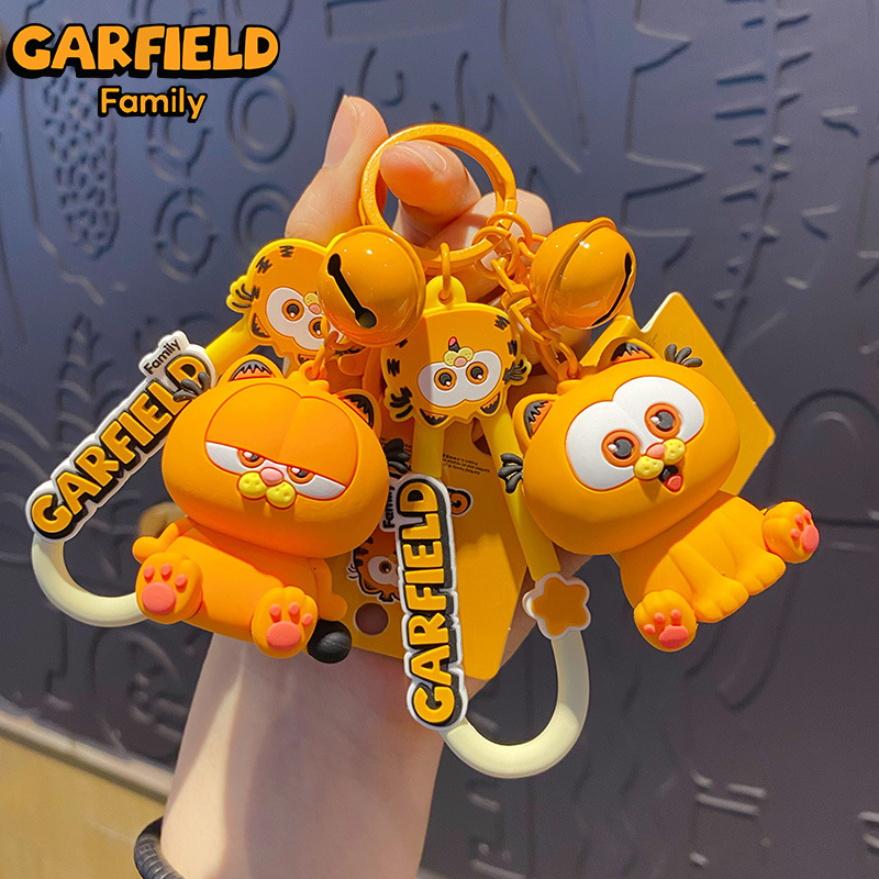 加菲猫钥匙扣创意可爱挂饰
