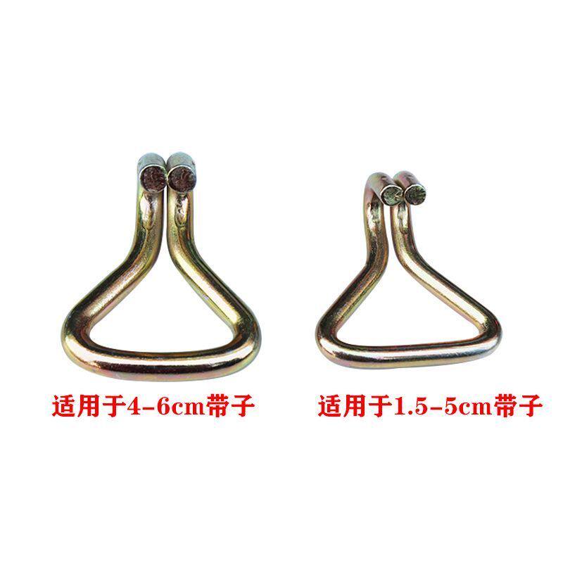 이중 행 후크 트럭 안전 후크 철 후크 바인딩 벨트 웨빙 후크 로프 후크 텐셔너 로프 조임 후크