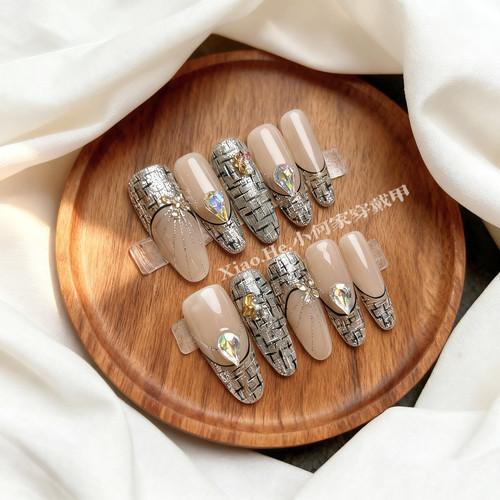 【  回忆辑】小何家纯手工穿戴甲·高级手绘美甲贴片