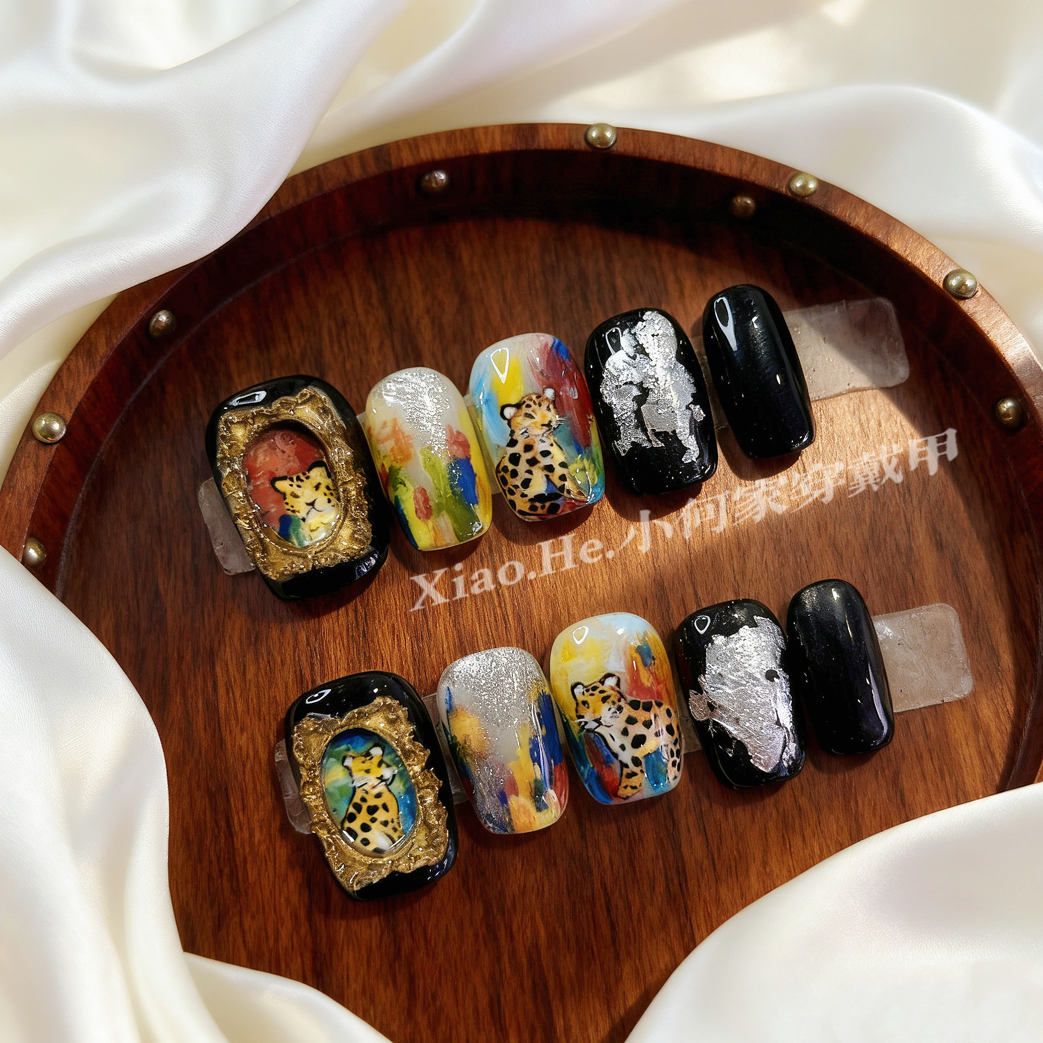 HL【 暴有米】小何家纯手工穿戴甲·高级手绘美甲贴片,商务/设计服务,礼品定制,淘宝优惠券,粉丝福利购,淘宝优惠卷