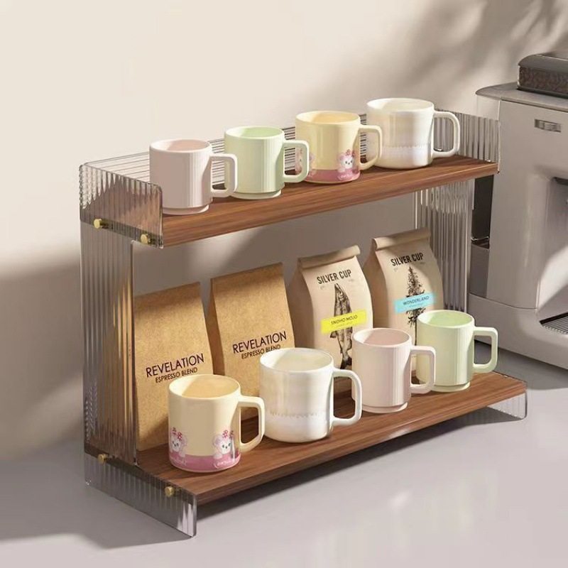 桌面置物架卫生间放牙刷杯子收纳厨房餐边柜多层漱口水杯架子轻奢,住宅家具,搁板/置物架/家用陈列架,淘宝优惠券,粉丝福利购,淘宝优惠卷