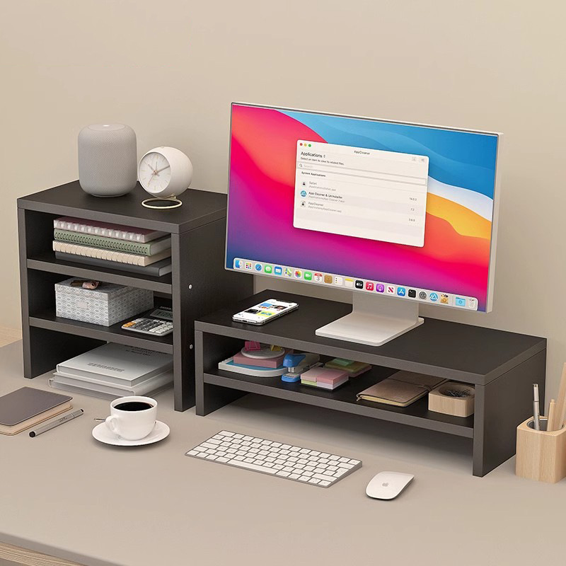 台式电脑增高架办公桌面置物架