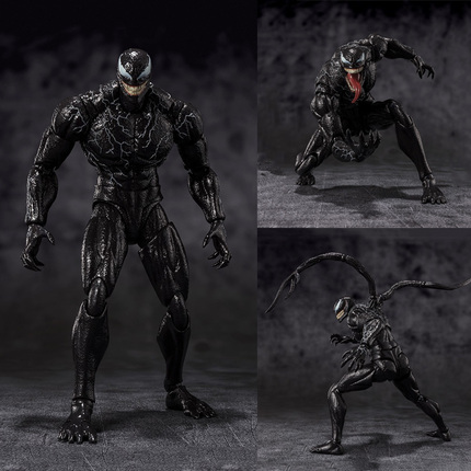 New Shf Venom 3 Figure Last Dance Toy Eddie Venom Movable Deadly Guardian Peripheral Model Display