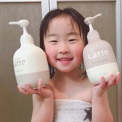 kracie肌美精mamame亲子洗护latte儿童氨基酸洗发水/护发素