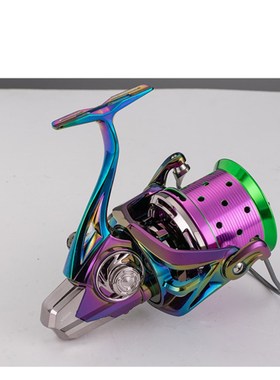 Fishing Reel Dazzle Metal Long - Range hrowing Wheel Spinnin