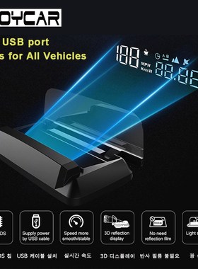 Car GPS Digital Speedometer KMH MPH HD Automotive Head p Dis