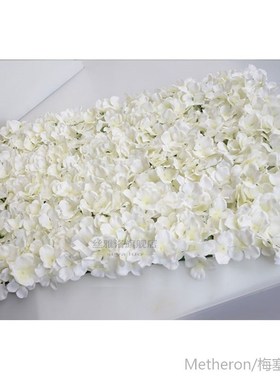 6pcs 60x40cm Artificial Hydrangea Flower Panels Wedding Back