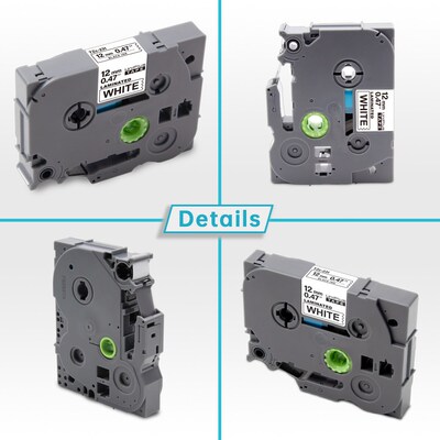 10PCS TZe-231 Compatible for Brother P-touch Printer Label T