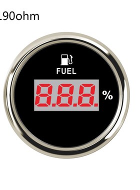 52mm Fuel Level Gauge 0-190Ohm 240-33Ohm Auto Digital Fuel L