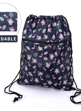 Foldable Waterproof String Backpack for Gym Workout Outdoor