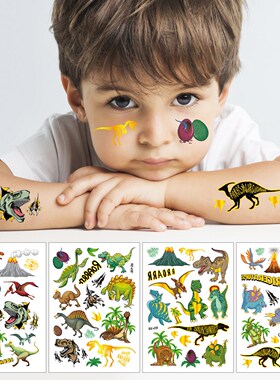 16 Kind Dinosaur Dino Roar Jurassic World Kids Fake Dino Tat
