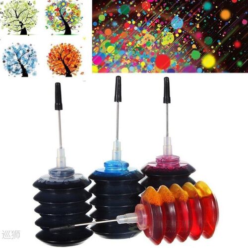 30ml Refill Ink Kit Fit For Hp 803 65 61 Dye Ink For Canon 4