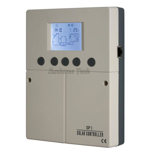 SPI solar water heater controller,LCD display,4 sensors inpu