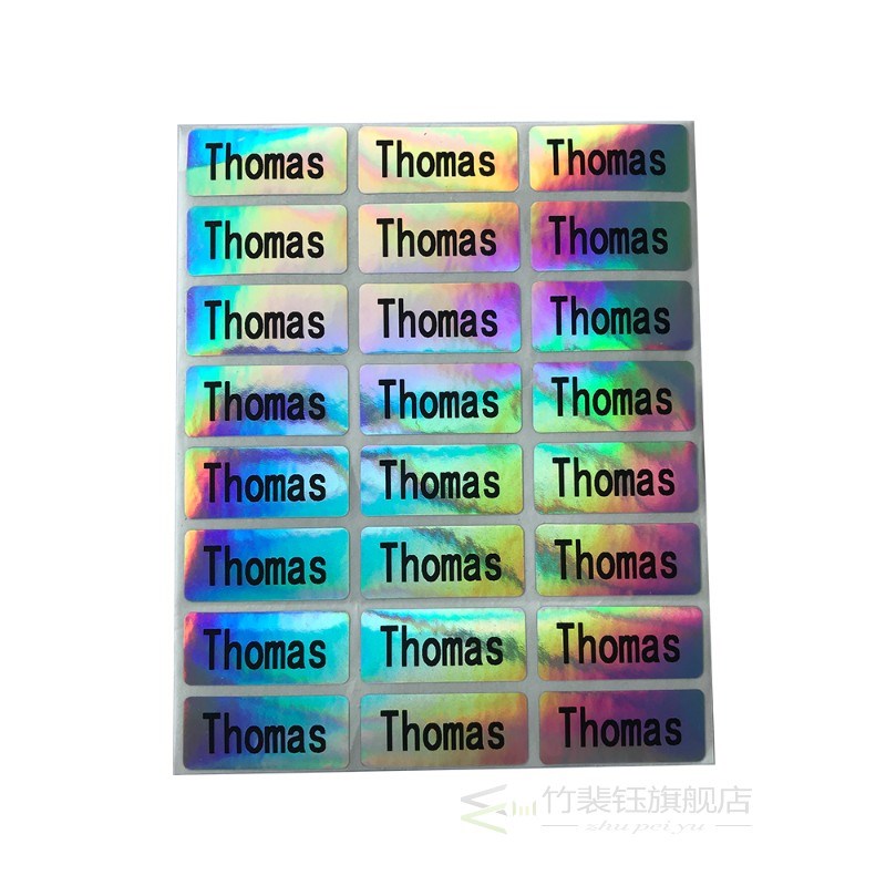 colorful changeable name sticker customwaterproof personali