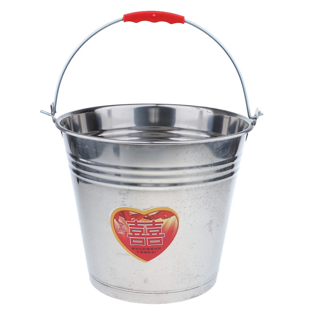 12L/16L/20L Stainless Steel Ice Bucket Pail Wine Water Stor