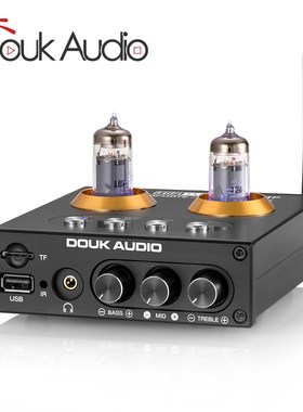 Douk Audio Mini Bluetooth 5.0 Vacuum Tube Preamp HiFi Stere