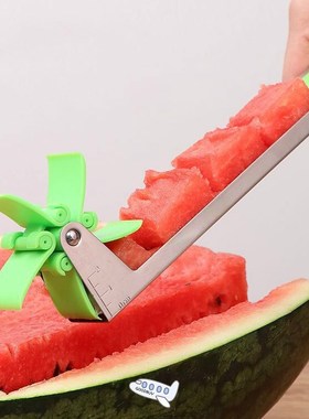 Watermelon Slicer Cutter Tongs Corer Fruit Melon Stainless S