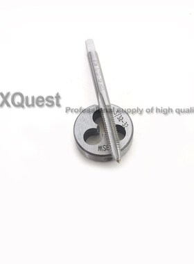2pcs HSS Withworth thread tap and die set BSW 1/8 5/32 3/16