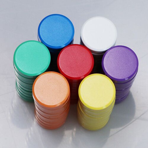 24pcs 3cm Round Colored Magnets Whiteboard Magnetic Pins Bla