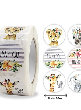 50-500 pcs Teacher Reward Sticker 1inch Fun Motivation Carto