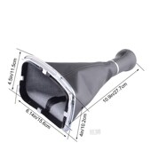 Shifter Manual Shift Boot Cover Car Speed Knob Leathe
