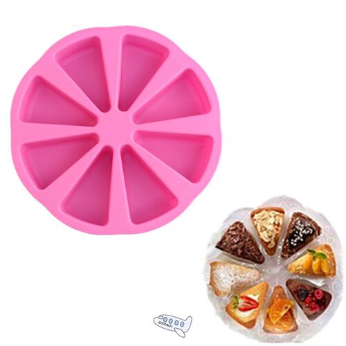 Delidge 1PC Round Silicone Cake Mold 3D Chocolate Muffin Cup